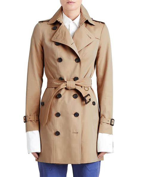 burberry the sandringham mid length trench coat|burberry trench coat men's navy.